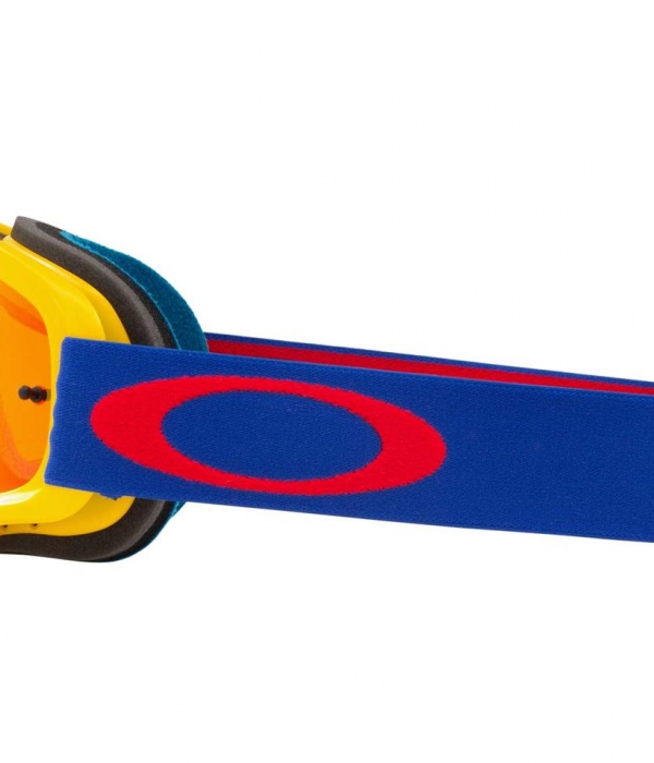Gafas OAKLEY O-FRAME Amarillo-Azul, Lente Transparente + Iridio Naranja