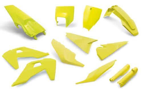 Kit de plásticos - amarillo eléctrico